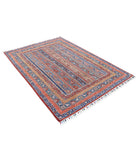 Shaal 4'10'' X 6'9'' Hand-Knotted Wool Rug 4'10'' x 6'9'' (145 X 203) / Multi / Multi