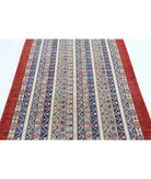 Shaal 4'9'' X 6'6'' Hand-Knotted Wool Rug 4'9'' x 6'6'' (143 X 195) / Multi / Red