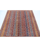 Shaal 5'7'' X 6'9'' Hand-Knotted Wool Rug 5'7'' x 6'9'' (168 X 203) / Multi / Multi