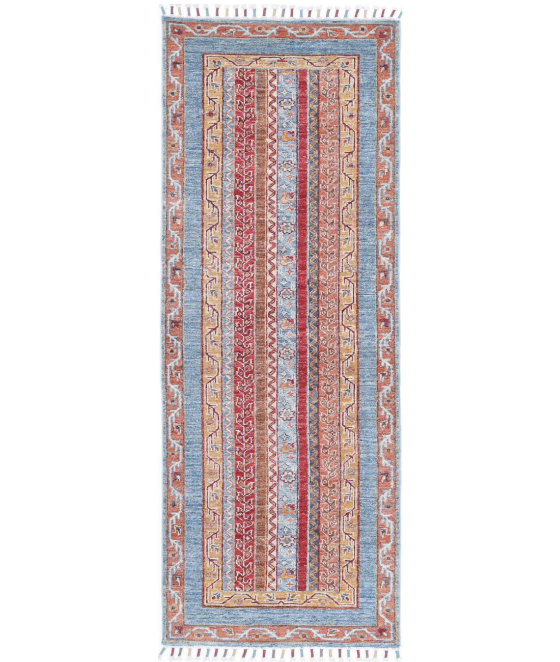 Shaal 2'0'' X 5'9'' Hand-Knotted Wool Rug 2'0'' x 5'9'' (60 X 173) / Multi / Multi