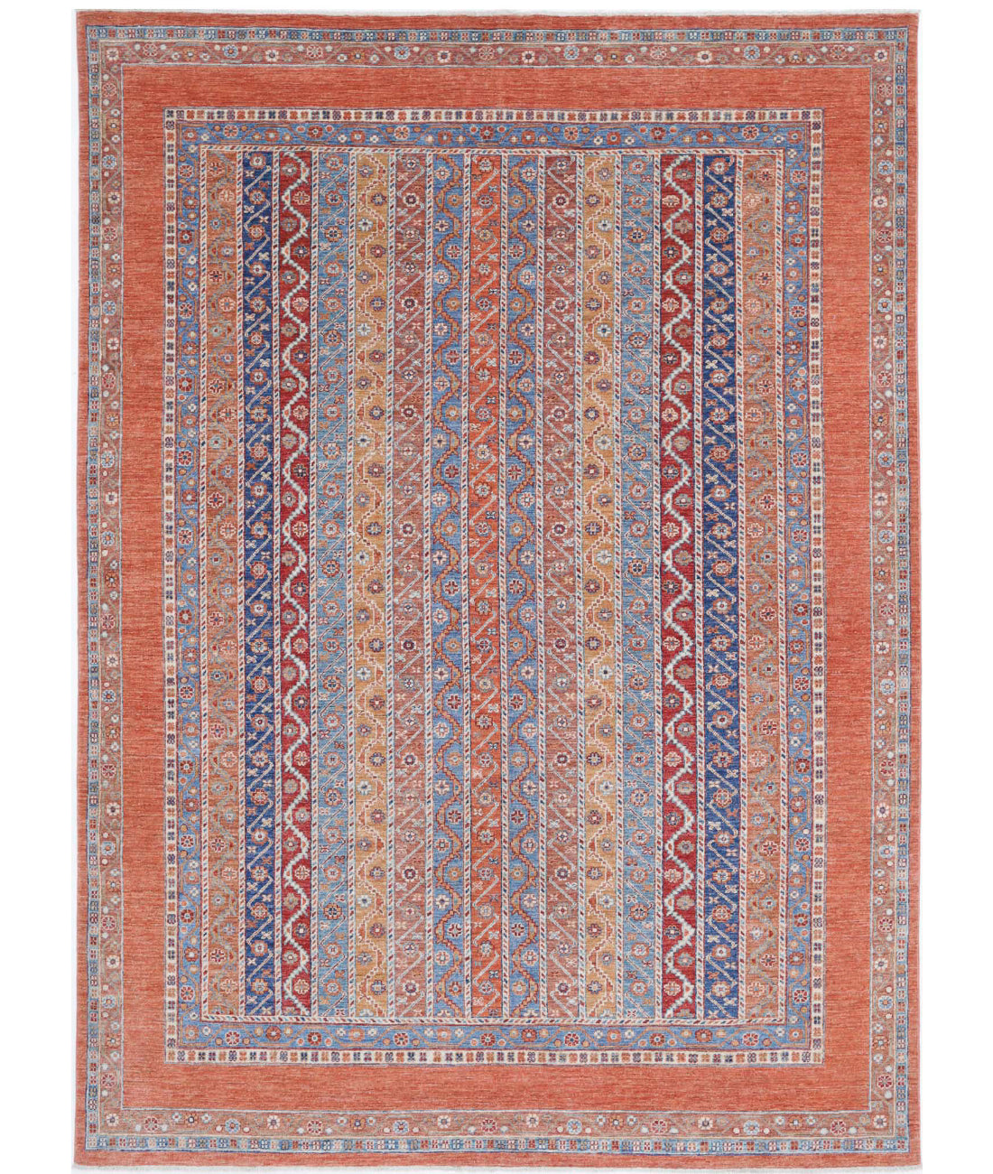 Shaal 6'7'' X 9'4'' Hand-Knotted Wool Rug 6'7'' x 9'4'' (198 X 280) / Multi / Multi