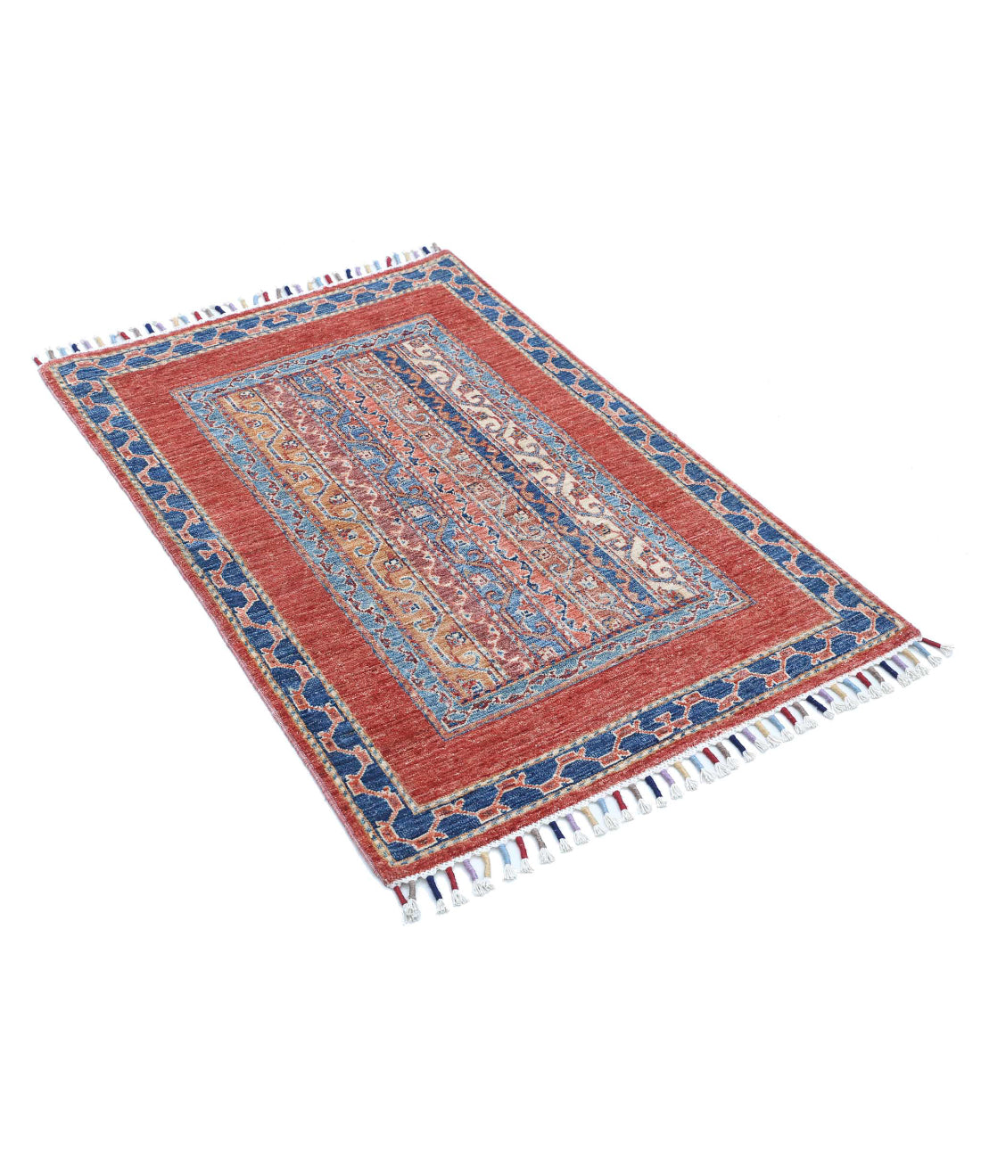 Shaal 2'8'' X 3'11'' Hand-Knotted Wool Rug 2'8'' x 3'11'' (80 X 118) / Multi / Multi