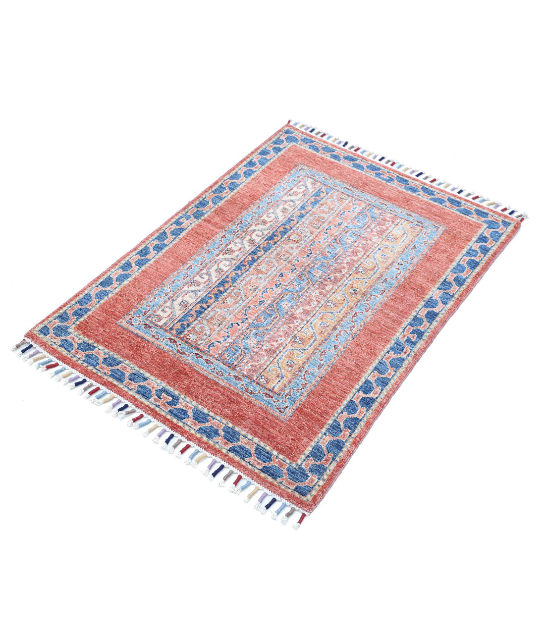 Shaal 2'8'' X 3'11'' Hand-Knotted Wool Rug 2'8'' x 3'11'' (80 X 118) / Multi / Multi