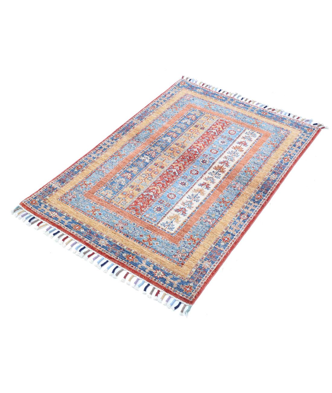 Shaal 2'10'' X 4'2'' Hand-Knotted Wool Rug 2'10'' x 4'2'' (85 X 125) / Multi / Multi