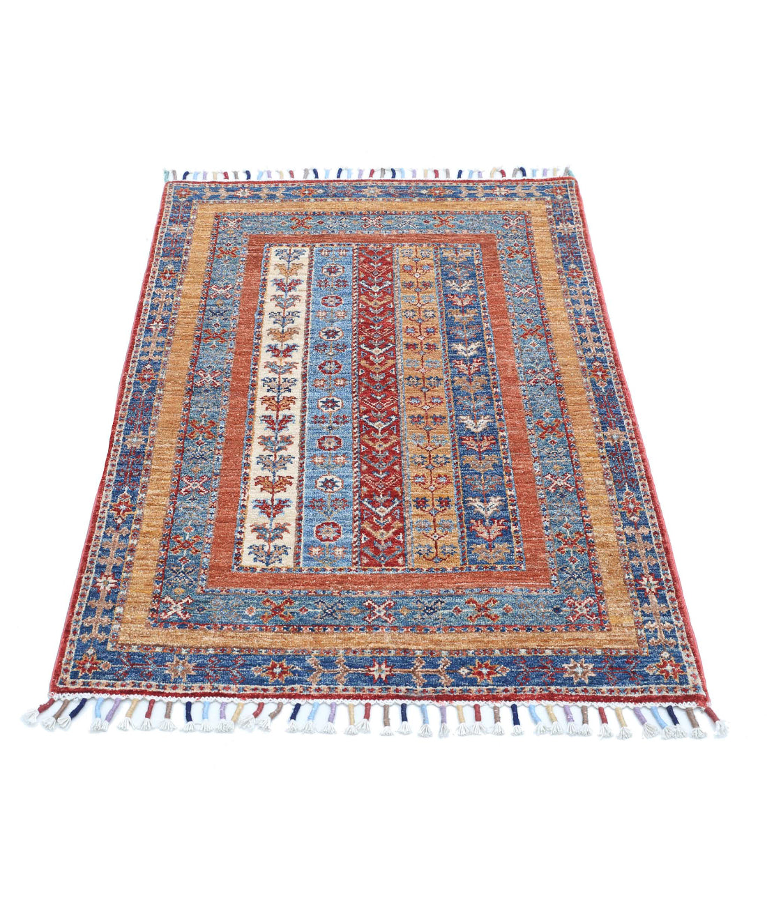 Shaal 2'10'' X 4'2'' Hand-Knotted Wool Rug 2'10'' x 4'2'' (85 X 125) / Multi / Multi