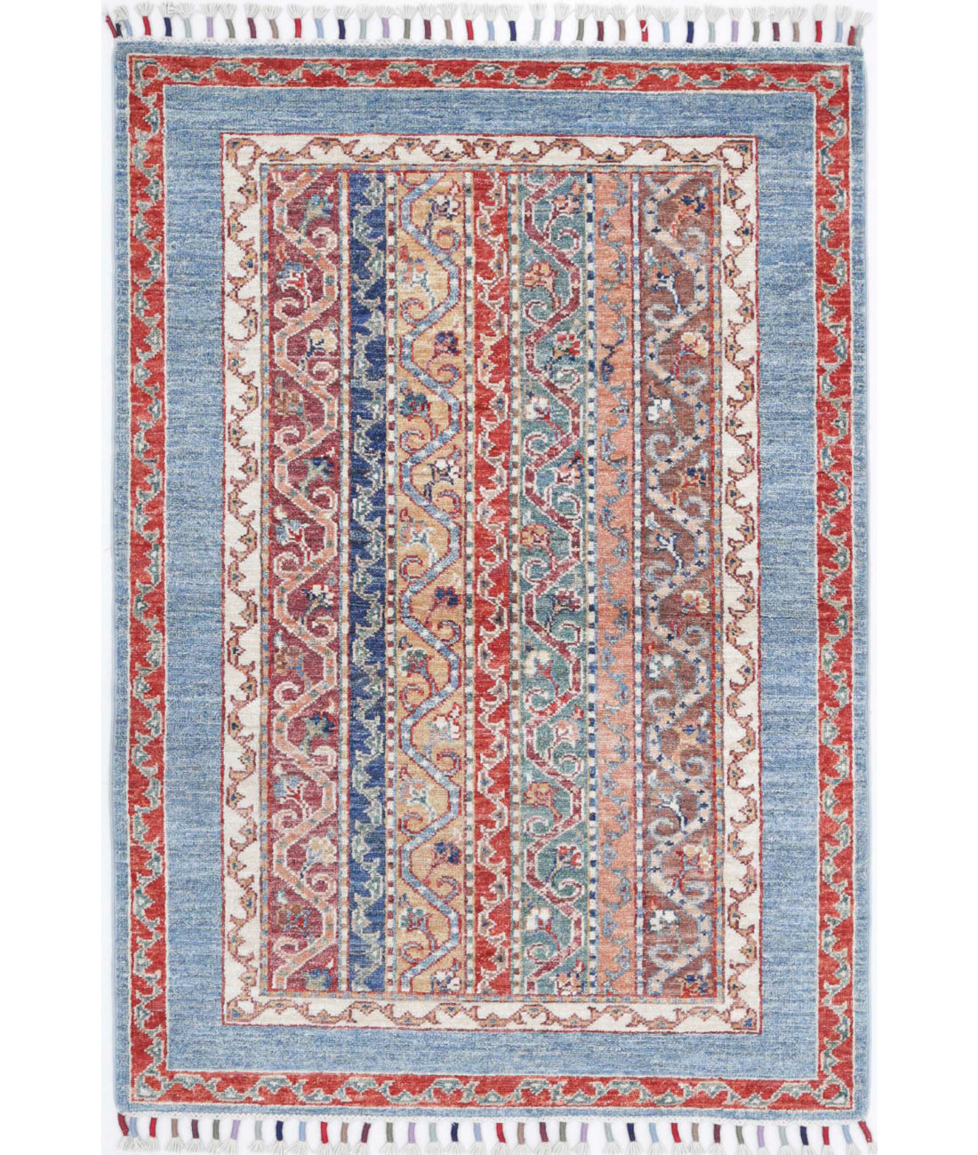 Shaal 2'9'' X 4'1'' Hand-Knotted Wool Rug 2'9'' x 4'1'' (83 X 123) / Multi / Multi