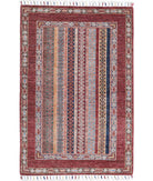 Shaal 2'8'' X 4'0'' Hand-Knotted Wool Rug 2'8'' x 4'0'' (80 X 120) / Multi / Multi