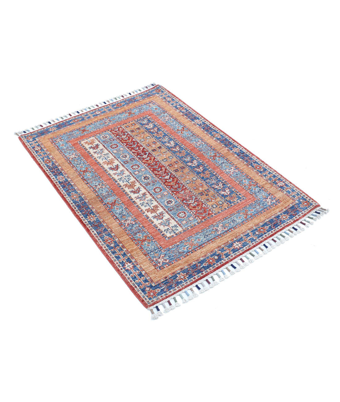 Shaal 2'10'' X 3'10'' Hand-Knotted Wool Rug 2'10'' x 3'10'' (85 X 115) / Multi / Multi