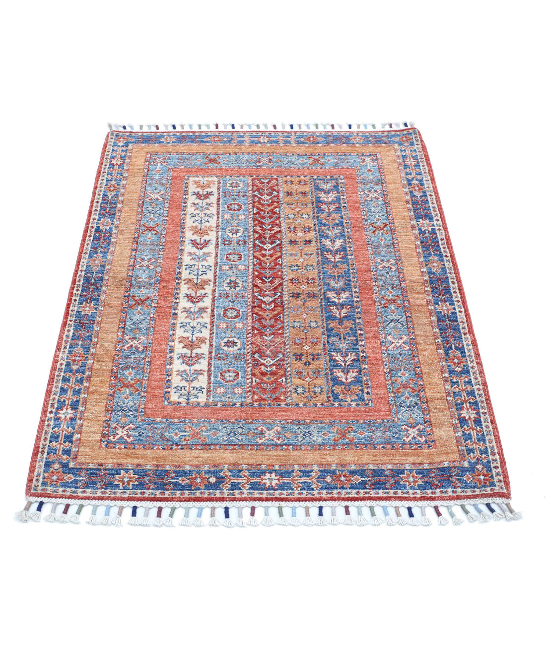 Shaal 2'10'' X 3'10'' Hand-Knotted Wool Rug 2'10'' x 3'10'' (85 X 115) / Multi / Multi