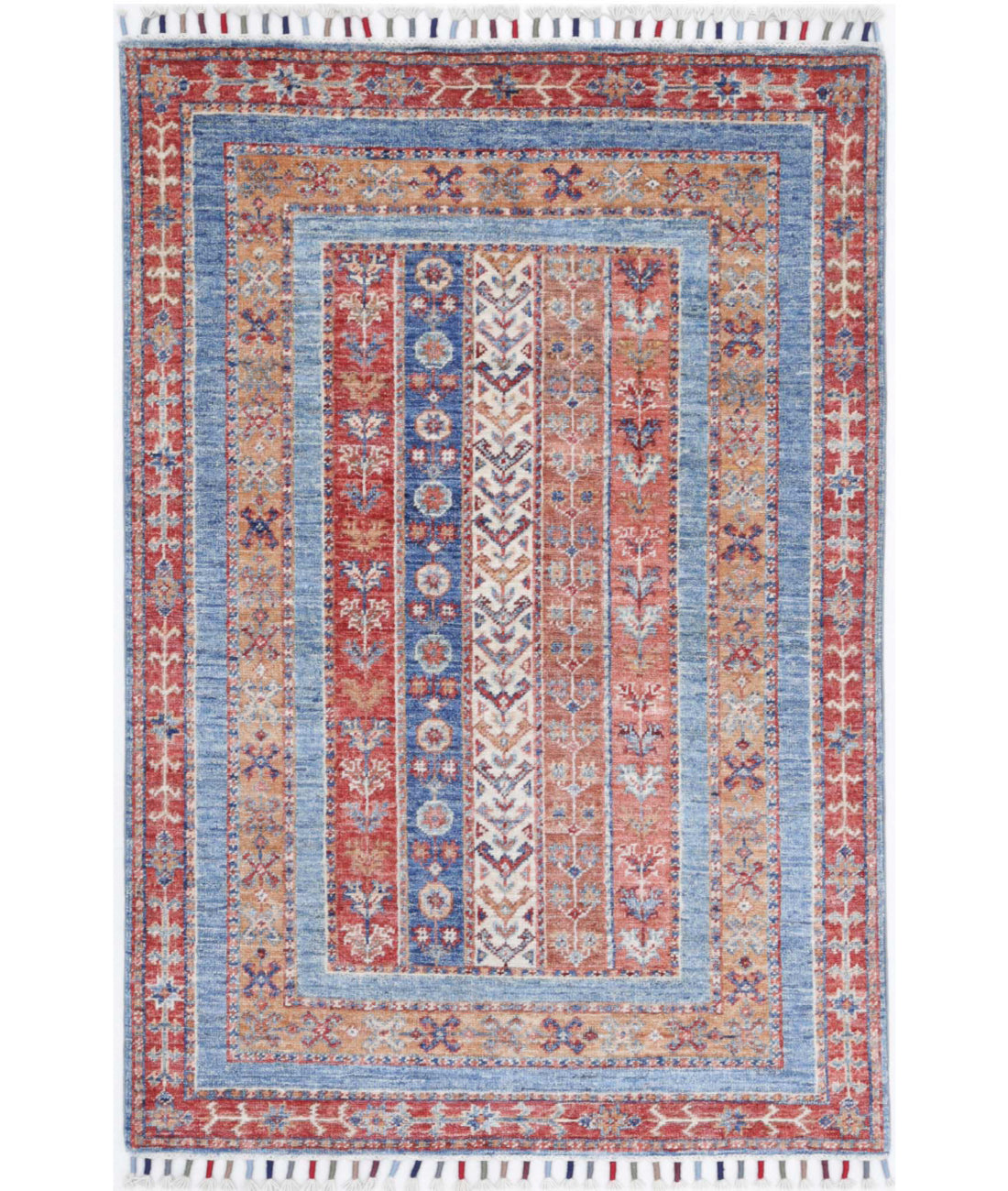 Shaal 2'9'' X 4'1'' Hand-Knotted Wool Rug 2'9'' x 4'1'' (83 X 123) / Multi / Multi