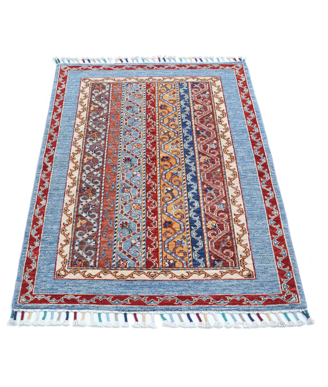 Shaal 2'8'' X 4'1'' Hand-Knotted Wool Rug 2'8'' x 4'1'' (80 X 123) / Multi / Multi