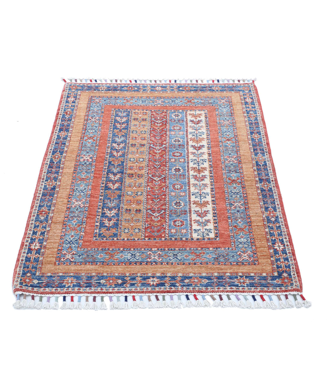 Shaal 2'10'' X 3'10'' Hand-Knotted Wool Rug 2'10'' x 3'10'' (85 X 115) / Multi / Multi