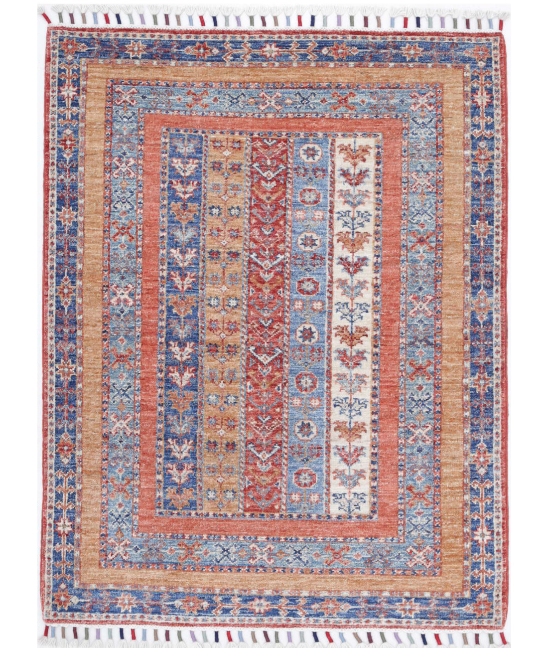 Shaal 2'10'' X 3'10'' Hand-Knotted Wool Rug 2'10'' x 3'10'' (85 X 115) / Multi / Multi