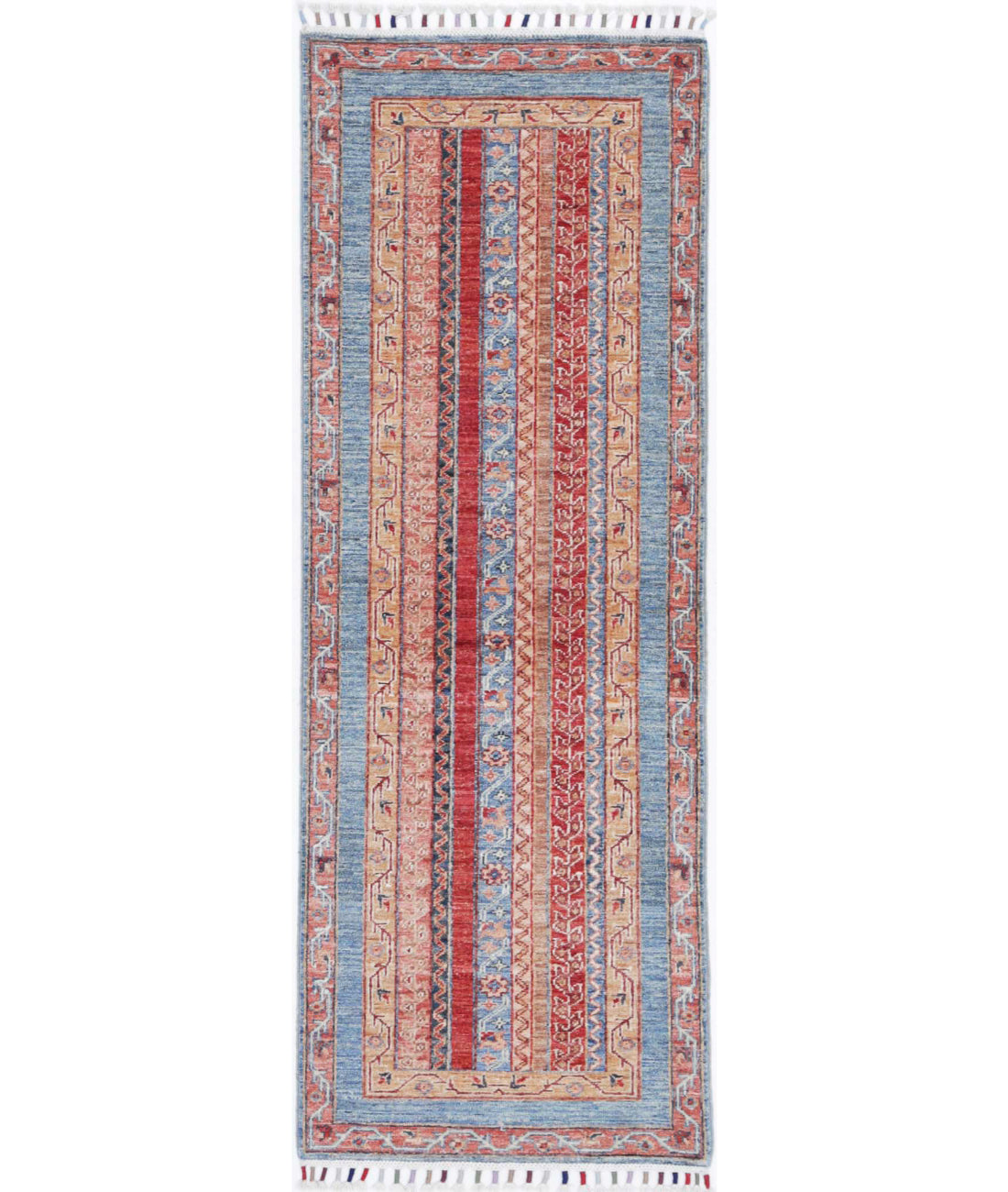 Shaal 1'10'' X 5'8'' Hand-Knotted Wool Rug 1'10'' x 5'8'' (55 X 170) / Multi / Multi