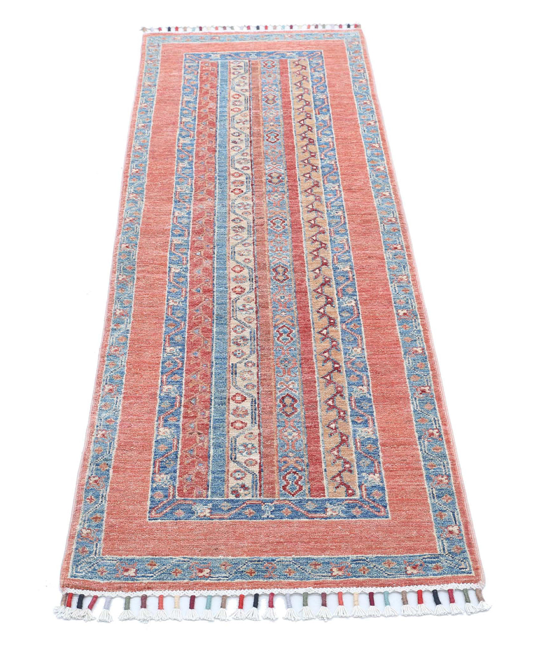 Shaal 2'0'' X 5'9'' Hand-Knotted Wool Rug 2'0'' x 5'9'' (60 X 173) / Multi / Multi