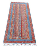 Shaal 2'0'' X 5'8'' Hand-Knotted Wool Rug 2'0'' x 5'8'' (60 X 170) / Multi / Multi