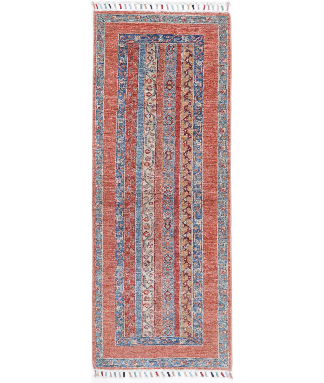 Shaal 2'0'' X 5'9'' Hand-Knotted Wool Rug 2'0'' x 5'9'' (60 X 173) / Multi / Multi