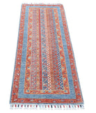 Shaal 2'0'' X 5'8'' Hand-Knotted Wool Rug 2'0'' x 5'8'' (60 X 170) / Multi / Multi