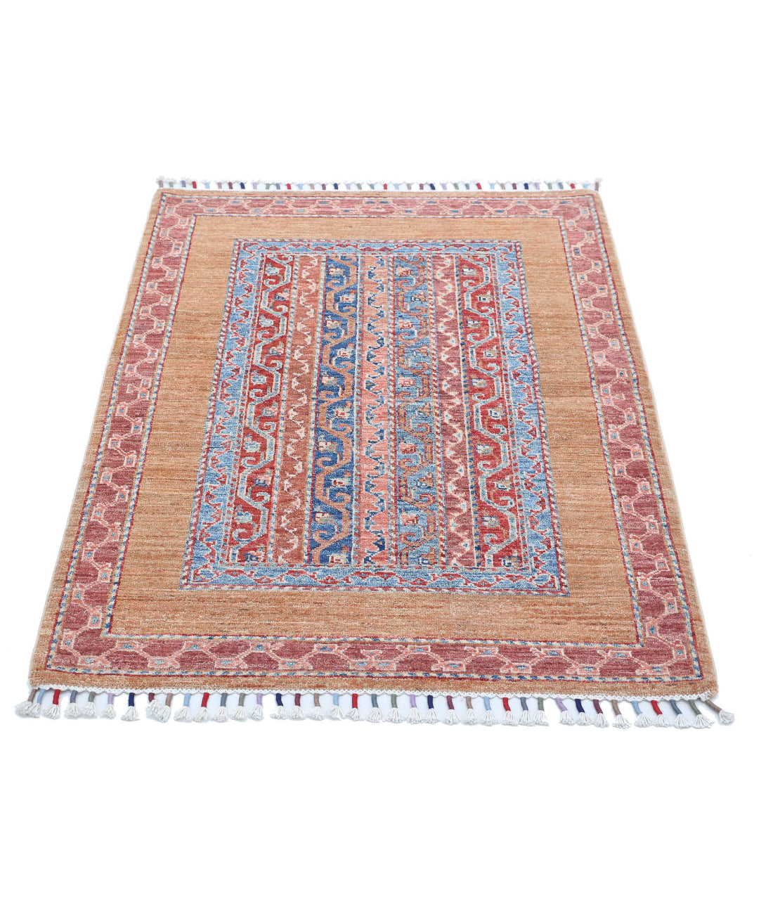 Shaal 2'11'' X 3'11'' Hand-Knotted Wool Rug 2'11'' x 3'11'' (88 X 118) / Multi / Multi