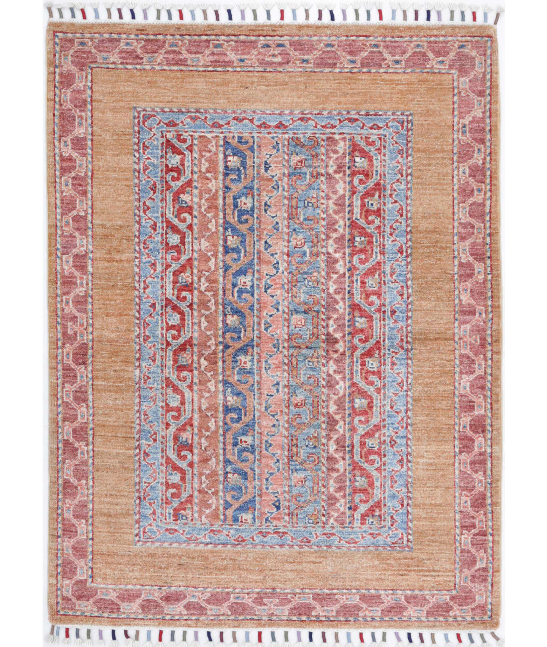 Shaal 2'11'' X 3'11'' Hand-Knotted Wool Rug 2'11'' x 3'11'' (88 X 118) / Multi / Multi