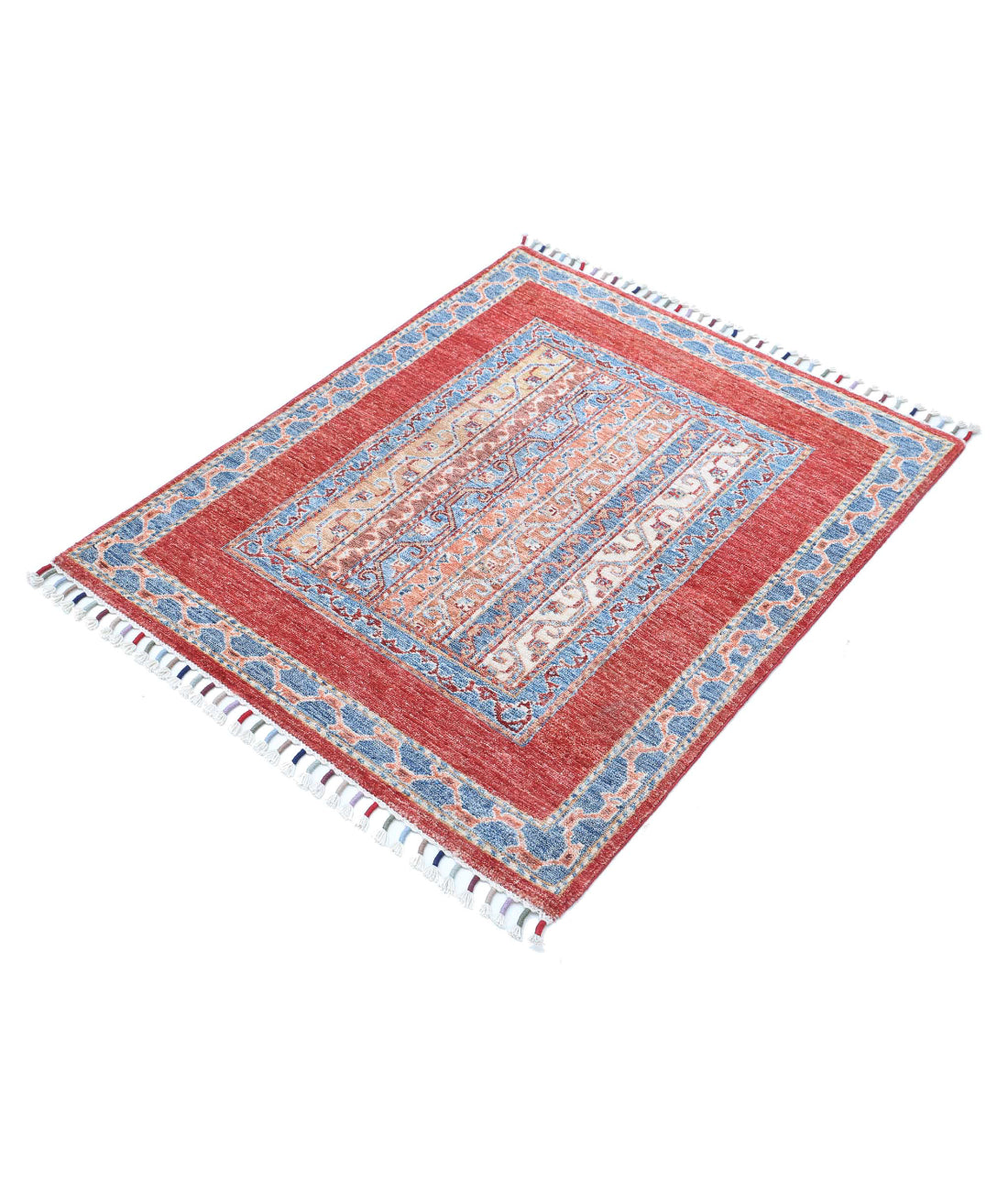 Shaal 2'10'' X 3'5'' Hand-Knotted Wool Rug 2'10'' x 3'5'' (85 X 103) / Multi / Multi