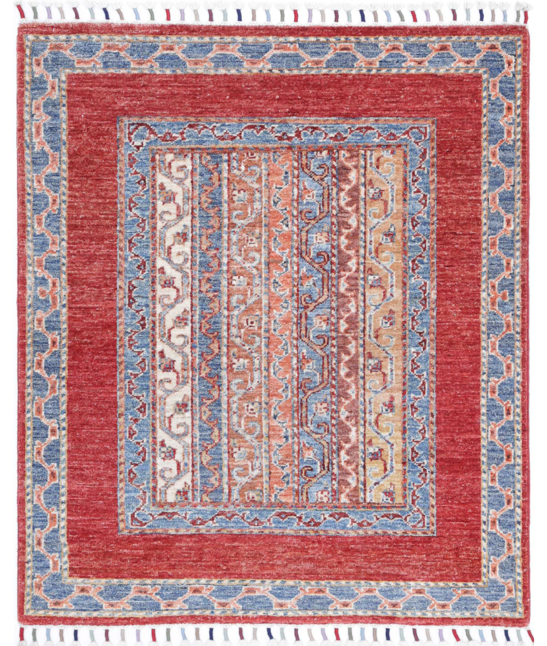 Shaal 2'10'' X 3'5'' Hand-Knotted Wool Rug 2'10'' x 3'5'' (85 X 103) / Multi / Multi