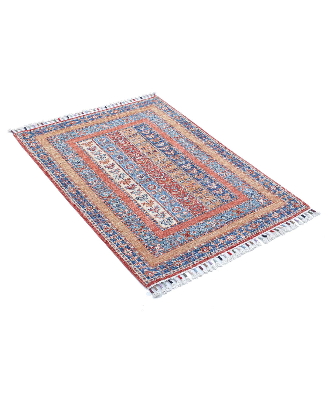 Shaal 2'10'' X 3'10'' Hand-Knotted Wool Rug 2'10'' x 3'10'' (85 X 115) / Multi / Multi