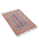 Shaal 2'1'' X 3'0'' Hand-Knotted Wool Rug 2'1'' x 3'0'' (63 X 90) / Multi / Multi