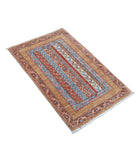 Shaal 1'11'' X 3'0'' Hand-Knotted Wool Rug 1'11'' x 3'0'' (58 X 90) / Multi / Multi