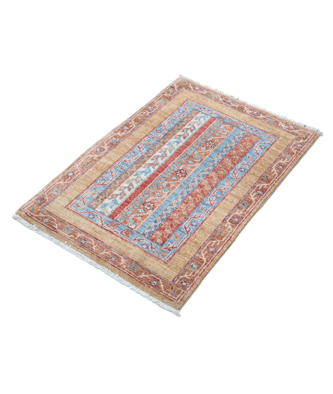 Shaal 1'11'' X 3'0'' Hand-Knotted Wool Rug 1'11'' x 3'0'' (58 X 90) / Multi / Multi