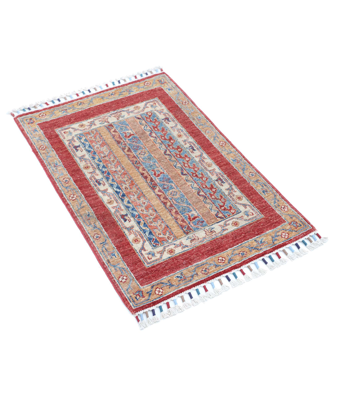 Shaal 1'11'' X 2'9'' Hand-Knotted Wool Rug 1'11'' x 2'9'' (58 X 83) / Multi / Multi