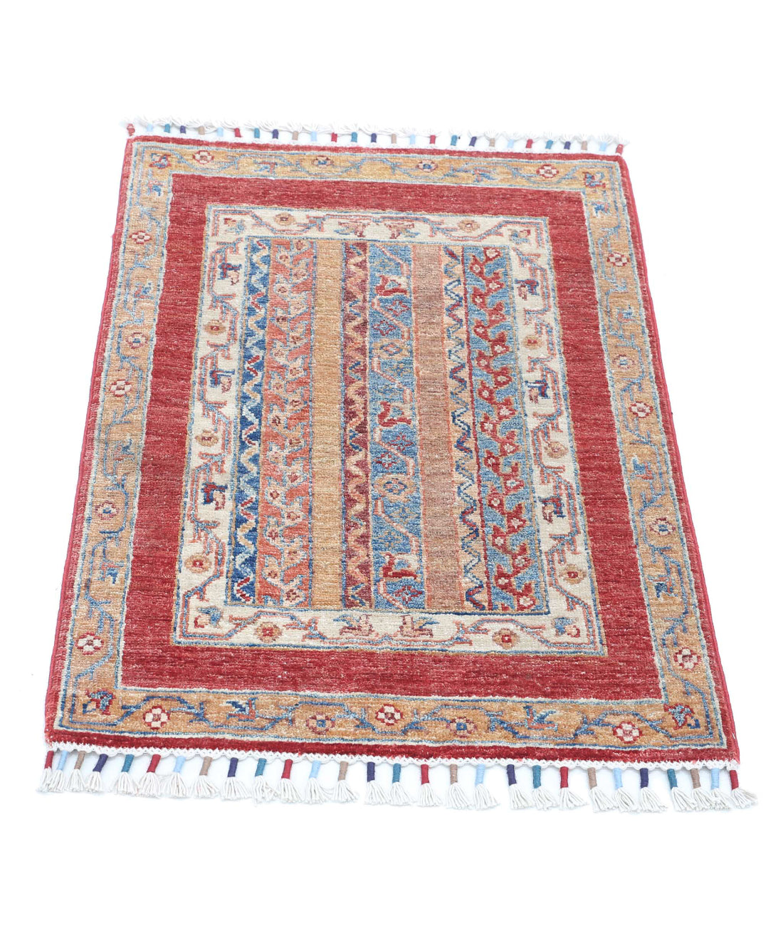 Shaal 1'11'' X 2'9'' Hand-Knotted Wool Rug 1'11'' x 2'9'' (58 X 83) / Multi / Multi