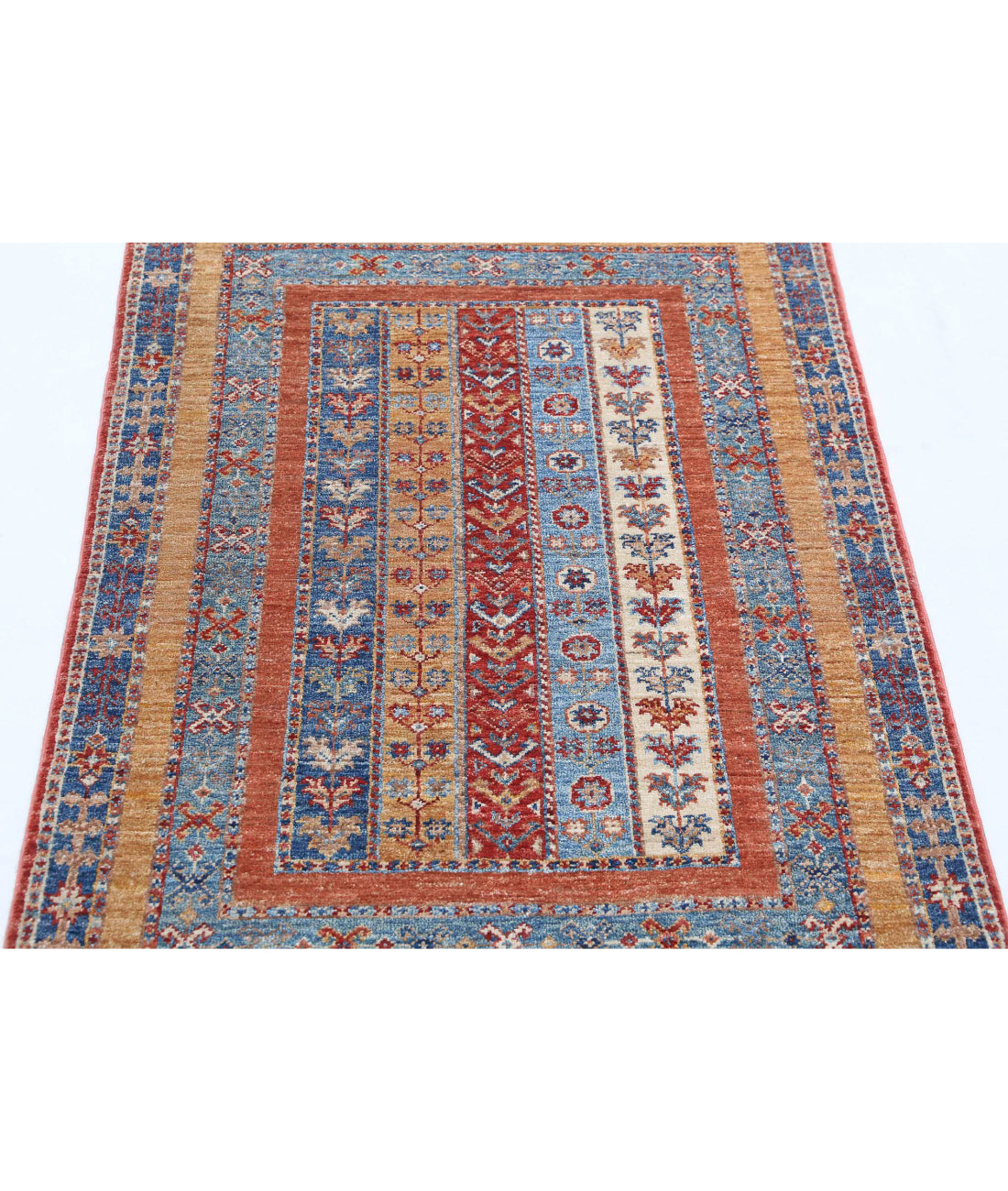 Shaal 2'9'' X 4'2'' Hand-Knotted Wool Rug 2'9'' x 4'2'' (83 X 125) / Multi / Multi