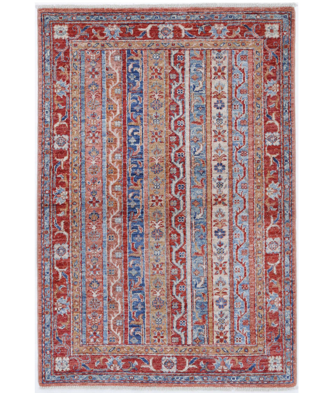 Shaal 2'8'' X 3'11'' Hand-Knotted Wool Rug 2'8'' x 3'11'' (80 X 118) / Multi / Multi