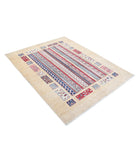 Shaal 4'11'' X 6'4'' Hand-Knotted Wool Rug 4'11'' x 6'4'' (148 X 190) / Multi / Beige