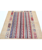 Shaal 4'11'' X 6'4'' Hand-Knotted Wool Rug 4'11'' x 6'4'' (148 X 190) / Multi / Beige