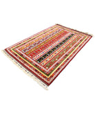 Shaal 5'0'' X 7'9'' Hand-Knotted Wool Rug 5'0'' x 7'9'' (150 X 233) / Multi / Multi