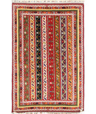 Shaal 5'0'' X 7'9'' Hand-Knotted Wool Rug 5'0'' x 7'9'' (150 X 233) / Multi / Multi