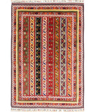 Shaal 5'1'' X 7'5'' Hand-Knotted Wool Rug 5'1'' x 7'5'' (153 X 223) / Multi / Multi