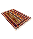 Shaal 4'5'' X 6'6'' Hand-Knotted Wool Rug 4'5'' x 6'6'' (133 X 195) / Multi / Multi