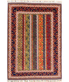 Shaal 4'5'' X 6'6'' Hand-Knotted Wool Rug 4'5'' x 6'6'' (133 X 195) / Multi / Multi