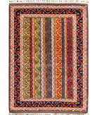 Shaal 4'6'' X 6'4'' Hand-Knotted Wool Rug 4'6'' x 6'4'' (135 X 190) / Multi / Multi