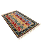 Shaal 4'1'' X 6'6'' Hand-Knotted Wool Rug 4'1'' x 6'6'' (123 X 195) / Multi / Multi