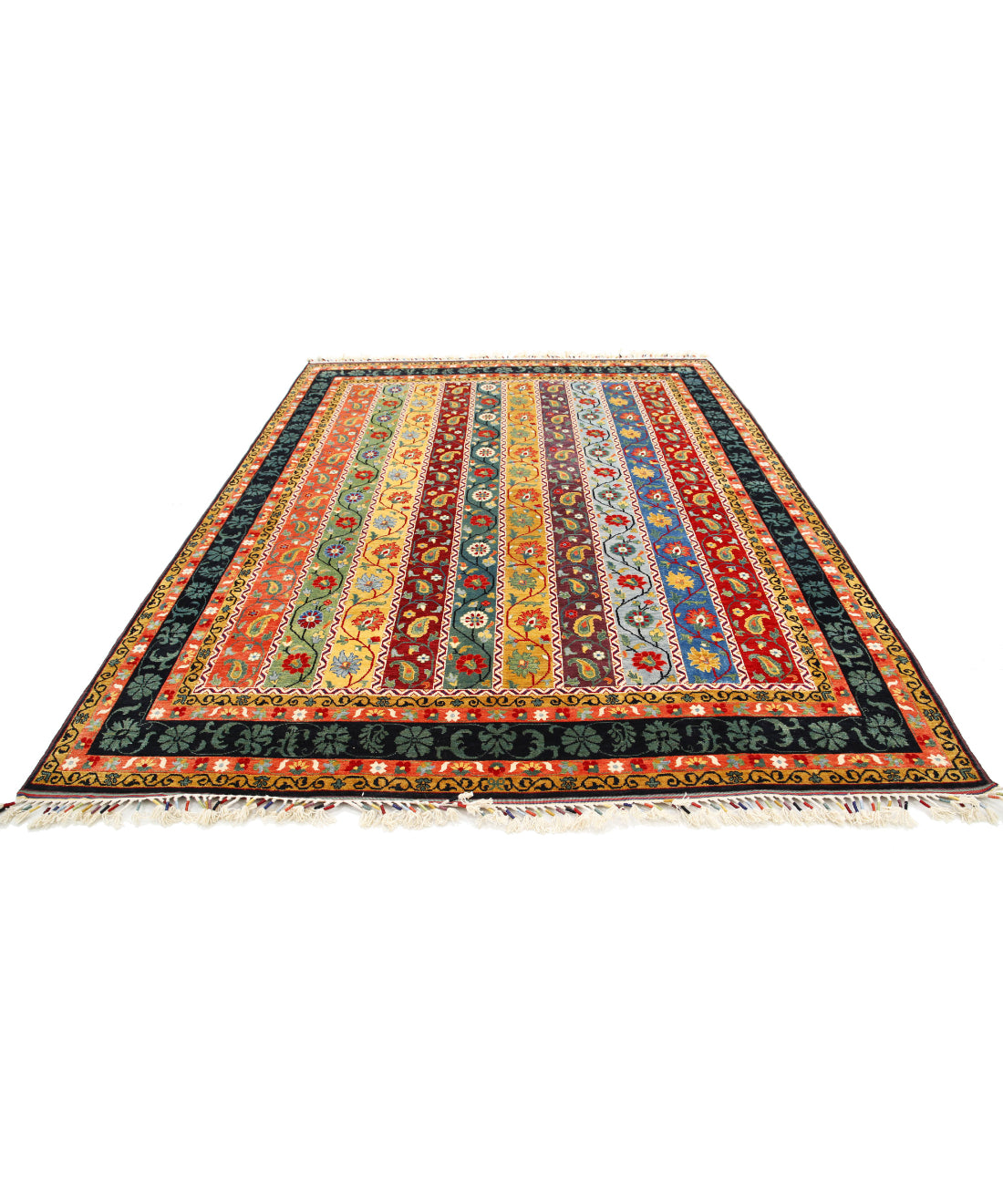 Shaal 8'0'' X 10'5'' Hand-Knotted Wool Rug 8'0'' x 10'5'' (240 X 313) / Multi / Multi