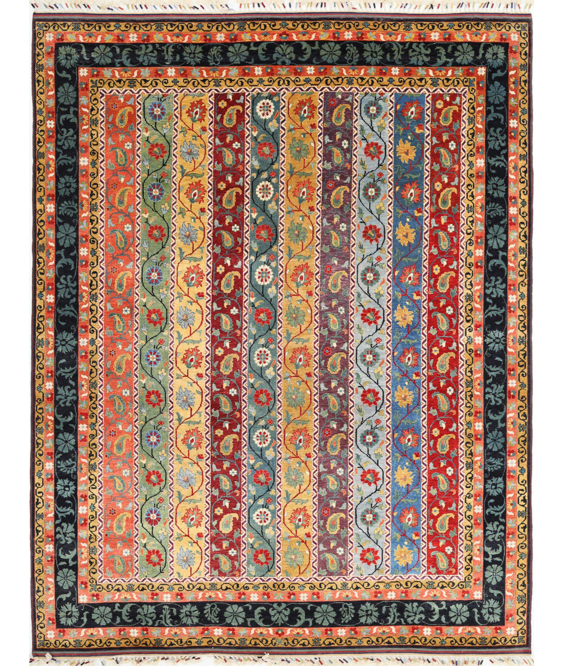 Shaal 8'0'' X 10'5'' Hand-Knotted Wool Rug 8'0'' x 10'5'' (240 X 313) / Multi / Multi