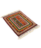 Shaal 2'1'' X 2'8'' Hand-Knotted Wool Rug 2'1'' x 2'8'' (63 X 80) / Multi / Multi