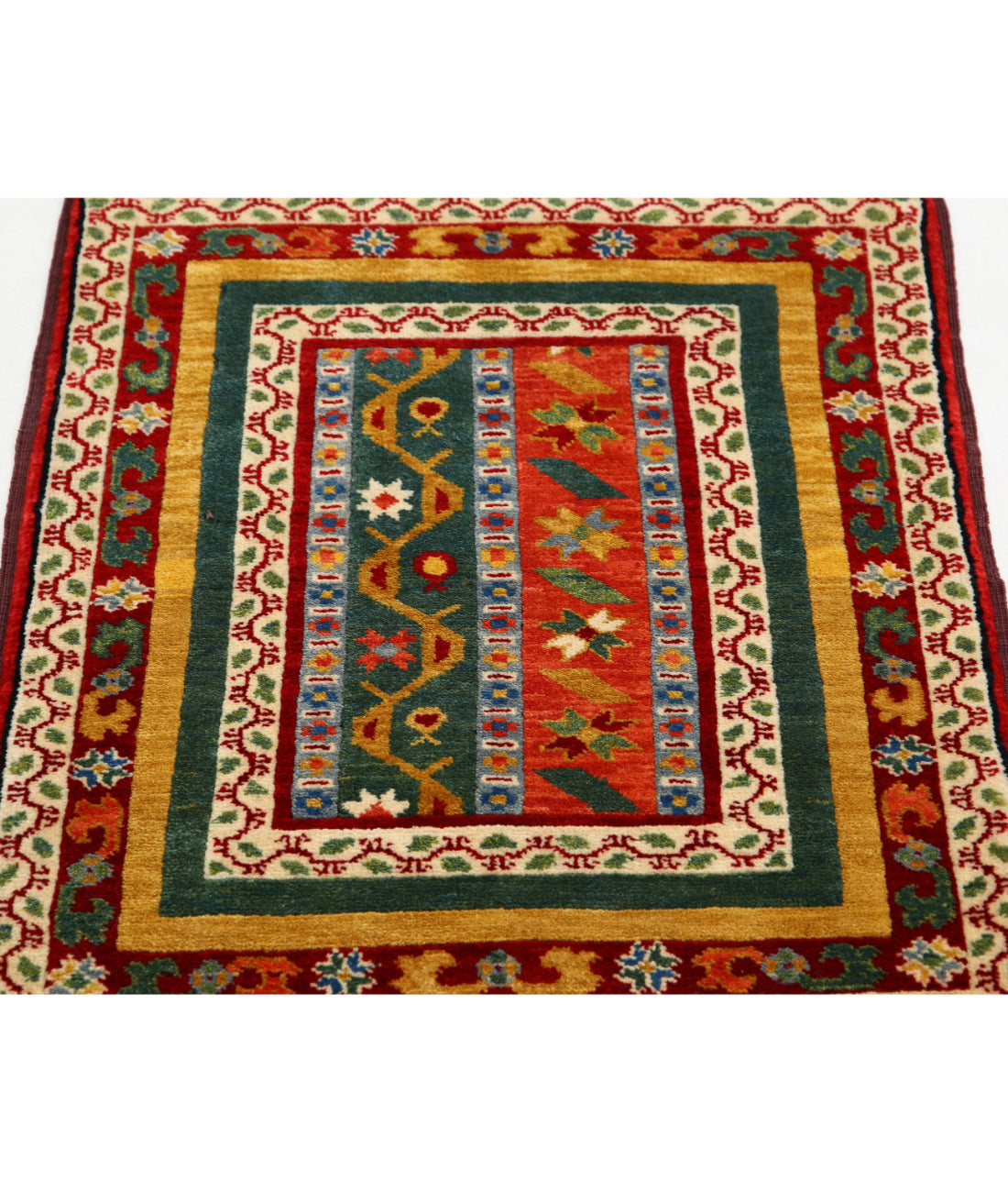 Shaal 2'1'' X 2'8'' Hand-Knotted Wool Rug 2'1'' x 2'8'' (63 X 80) / Multi / Multi