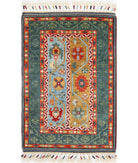 Shaal 2'1'' X 3'2'' Hand-Knotted Wool Rug 2'1'' x 3'2'' (63 X 95) / Multi / Multi