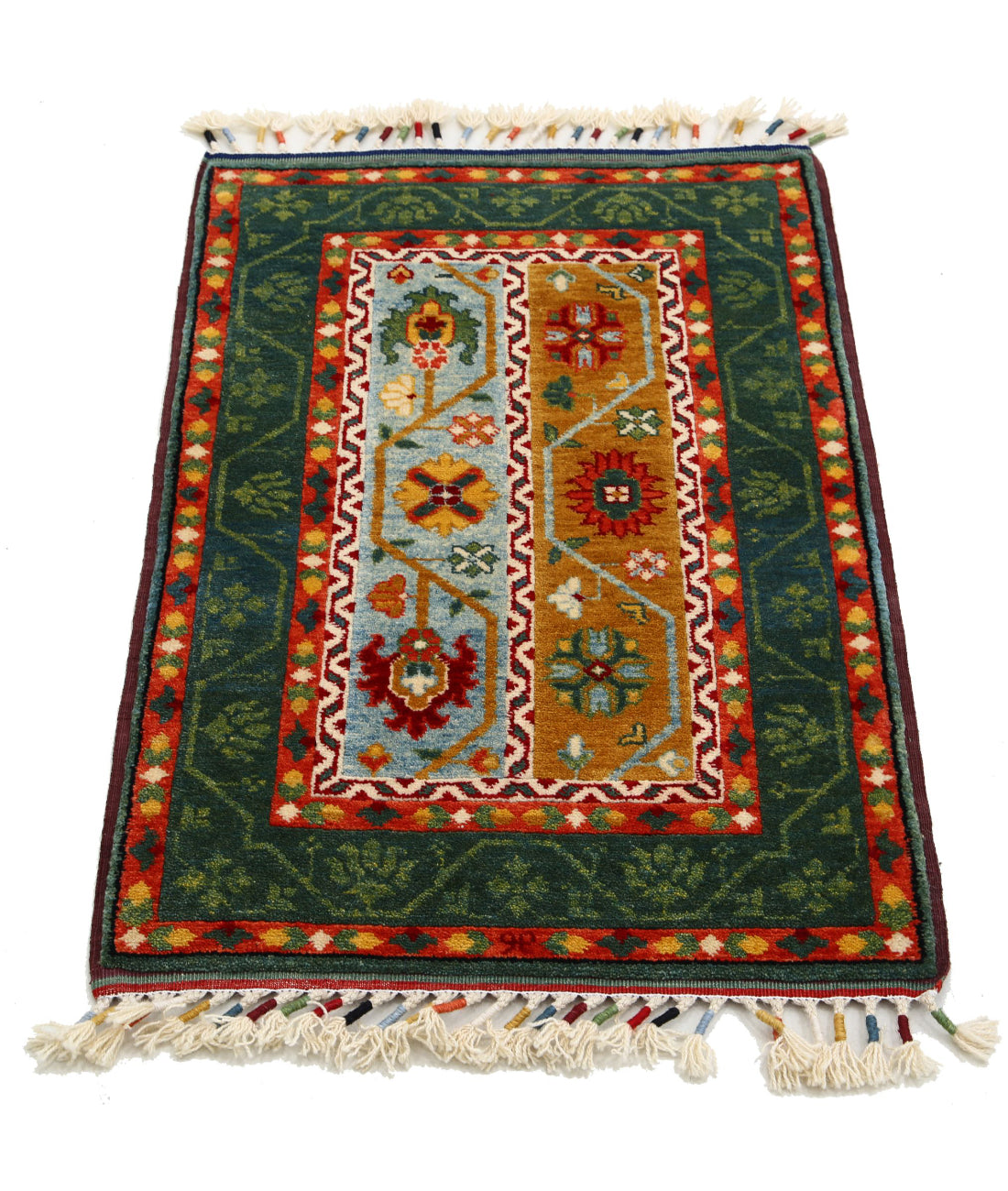 Shaal 2'1'' X 3'3'' Hand-Knotted Wool Rug 2'1'' x 3'3'' (63 X 98) / Multi / Multi