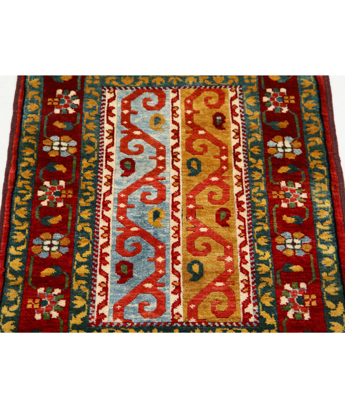 Shaal 2'2'' X 2'11'' Hand-Knotted Wool Rug 2'2'' x 2'11'' (65 X 88) / Multi / Multi